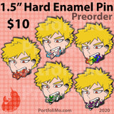 1.5" Pride 2020 Hard Enamel Pin Collection - Bakugou