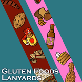 Gluten Foods Lanyard