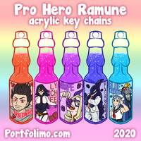 Pro Hero Ramune 3.3" Charms