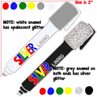 Silver Lining Paint Pen 2” Pin
