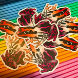 Poison Frog Pride 3” Stickers