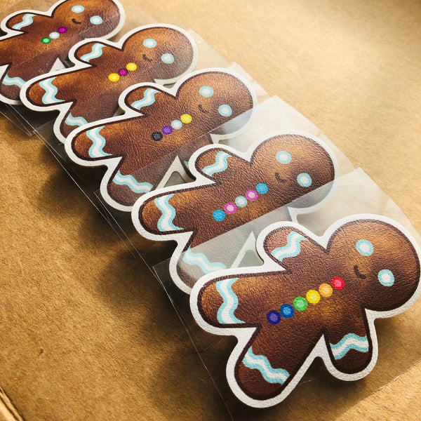 Gender-bread Cookie 3” Stickers
