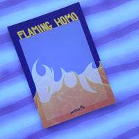 Flaming Homo Memo Pad